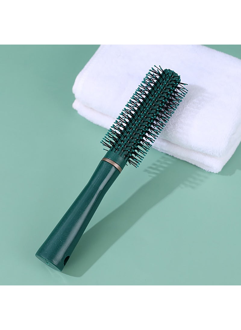 Generic 10 Yuan Store Home Use Large Plate Comb Head Skin Massage Hair Styling Comb Airbag Hairdressing 10# dark green roll comb 