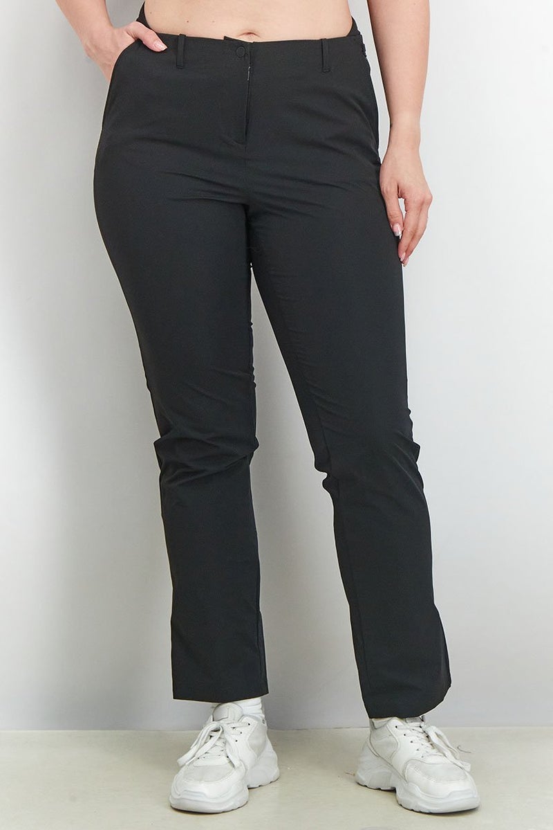 Tchibo سروال رياضي نسائي بأداء مثالي، أسود - Image 1