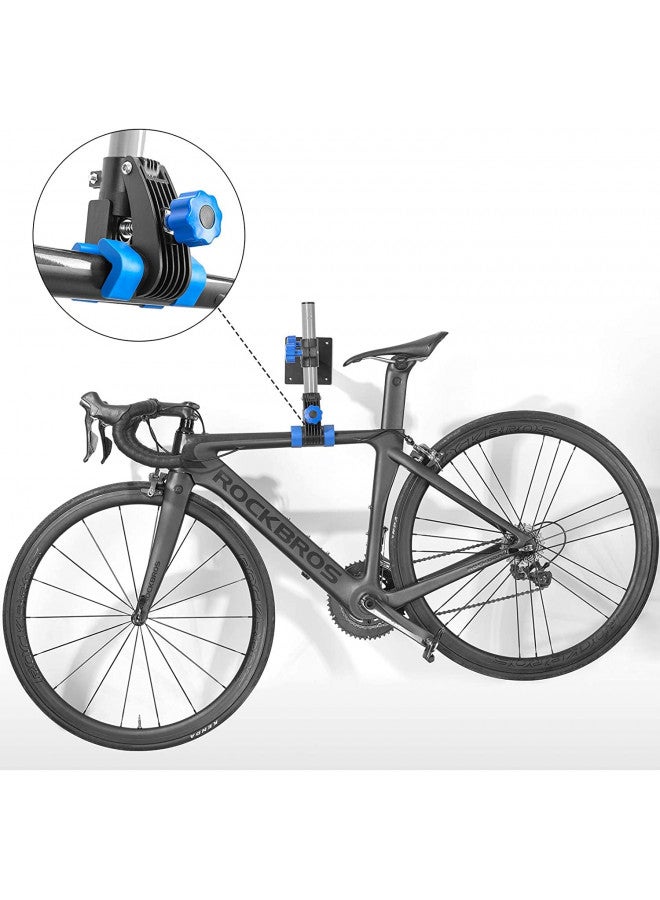 Rockbros ROCKBROS Bike Repair Stand Wall Workbench Mount Rack Workstand Clamp Height Adjustable Home Bicycle Maintenance Rack for Road Mountain Bikes - Image 5