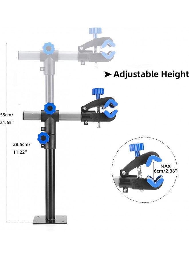 Rockbros ROCKBROS Bike Repair Stand Wall Workbench Mount Rack Workstand Clamp Height Adjustable Home Bicycle Maintenance Rack for Road Mountain Bikes - Image 2