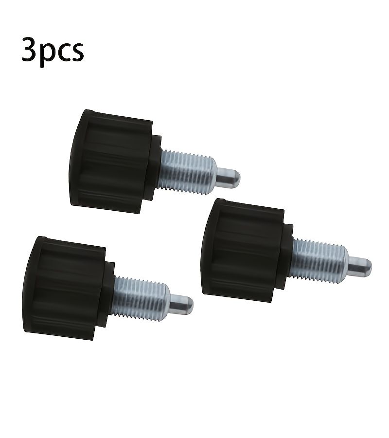 3Pcs Indoor Cycling Machine Lock Mechanism M16 Spring Handle Knob Set - Image 2