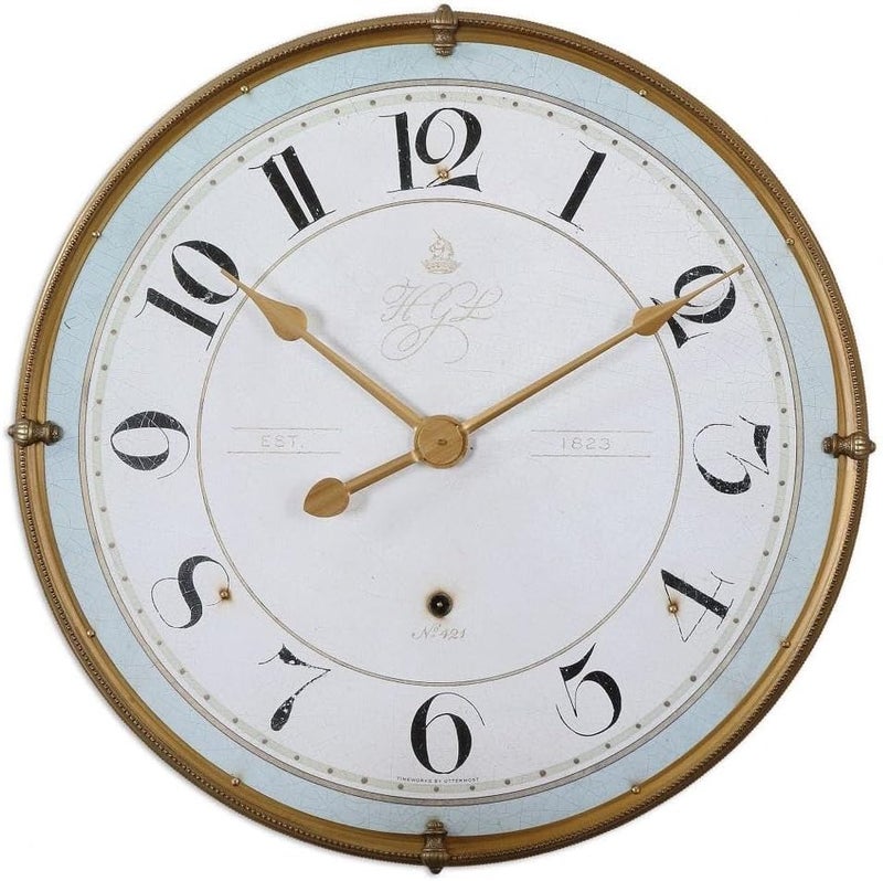 Uttermost Torriana  315 inch Wall Clock  315 inches wide by 2 inches deep  - Image 1