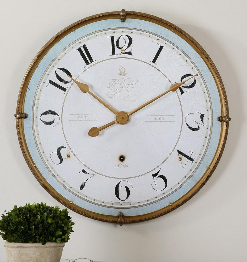 Uttermost Torriana  315 inch Wall Clock  315 inches wide by 2 inches deep  - Image 4