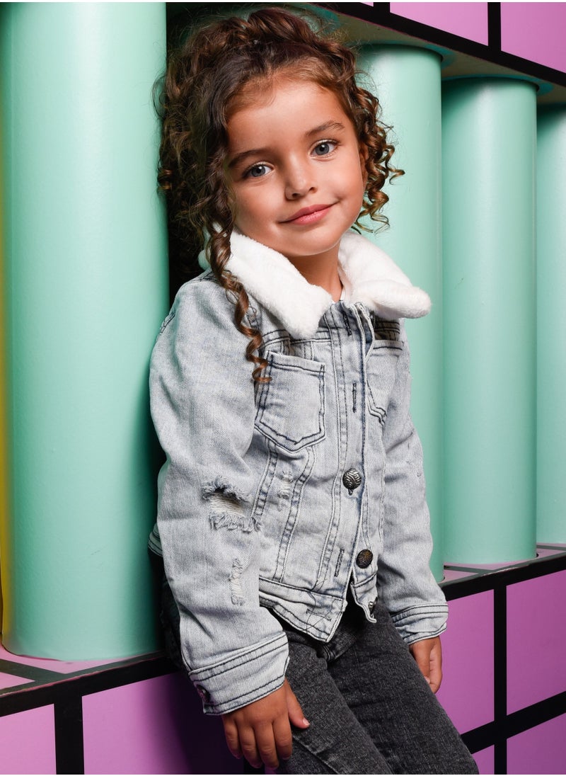 TOTSA - girls denim jacket - Image 1
