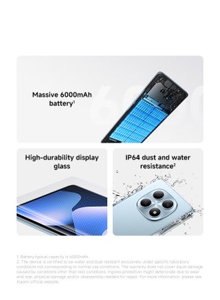 Redmi Note 15 Dual SIM 4G Black 8G RAM 256GB with 3 Pin adaptor - Global Version - view 3