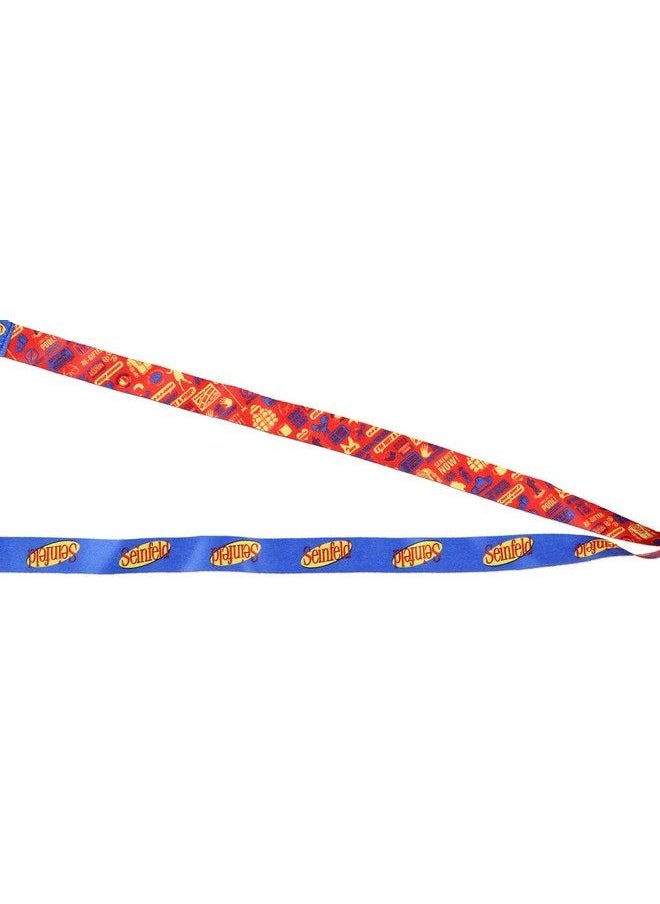 Bioworld - Seinfeld Tv Show Id Badge Holder Lanyard And Rubber Charm W Collectible Sticker - Image 1