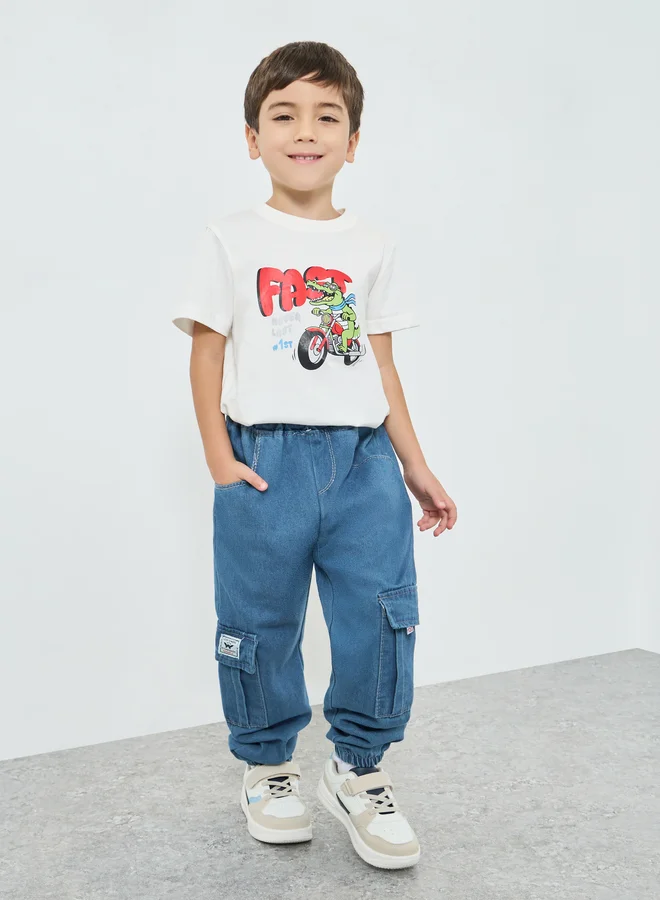 ستايلي جينز جوغر قطن