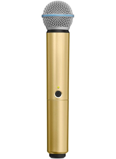 Shure WA713-GLD Colored Handle Only for BLX2/SM58 and BLX2/BETA58A Wireless Transmitters (Gold)