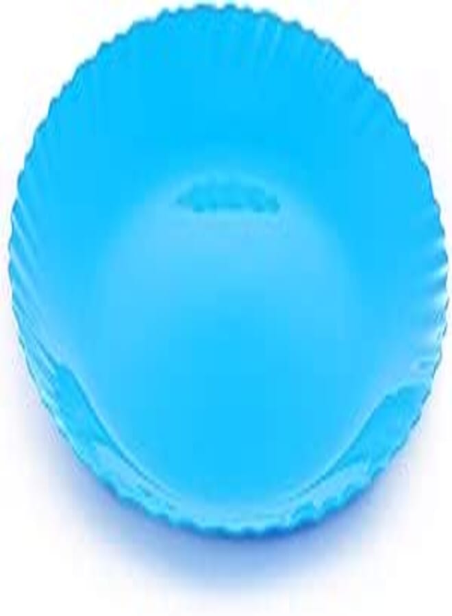 Mintra Curly plate 12 inch 30 cm blue