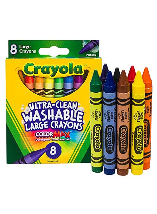 Crayola Coloring Books For Kids Toddlers Learning Set Bundle 13 Pc Animal Coloring Activity Books With Learning Crayons Jumbo And Stickers ( School Supplies) - Image 4