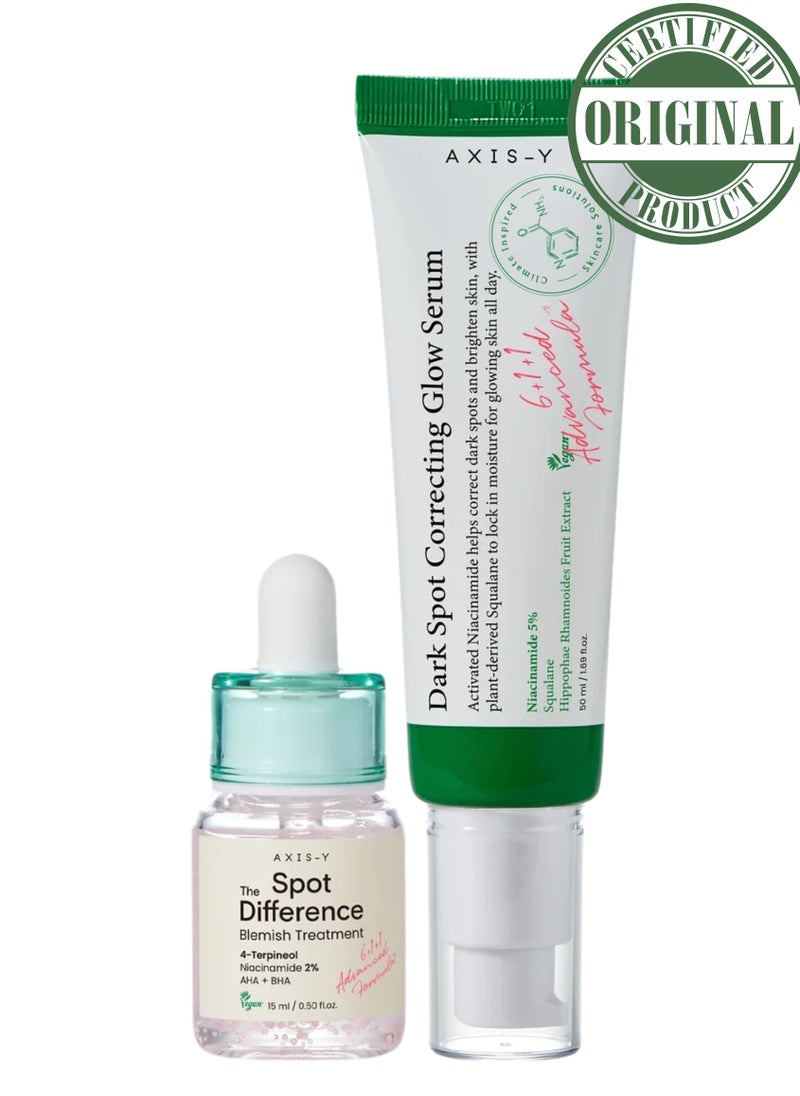 AXIS-Y Blemish Treatment - Targeted Spot Difference Solution and Dark Spot Glow Serum  - Image 1