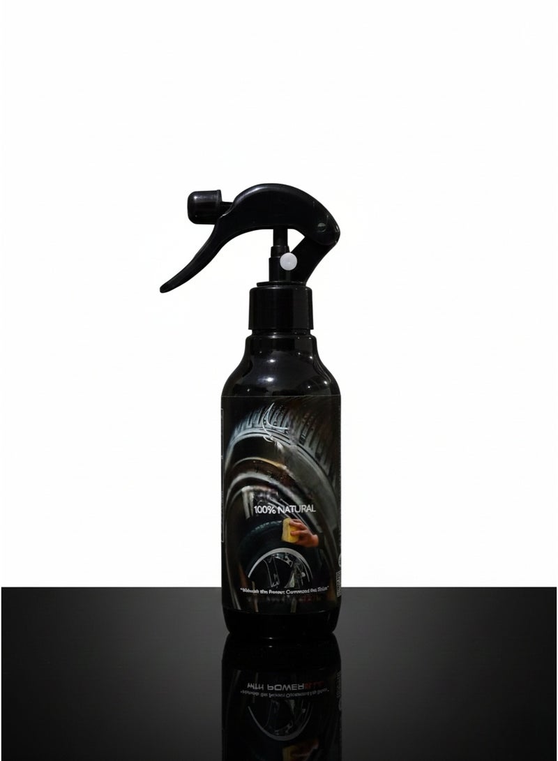 ملمع كاوتش , منظف فائق الجوده , لمعان يدوم طويلا , مواد طبيعيه بالكامل , 325mL - Image 1