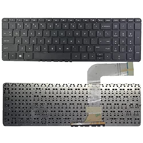 WISTAR Laptop Keyboard Compatible for HP Pavilion 15-P 15-P080tx 15-P090tx 15-P101tx 15-K 15-K000NL 15-K001EA 17-P 17-P000 17-P010NR 17-F 17-F004DX 17-F010US Series (Black) - Image 1