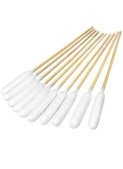 Garrelett 100 PCS Professional Dog Ear Cleaning Swabs - 6-inch Large Cotton Swabs, Gentle and Comfortable Bamboo Cotton Buds, Prevent Infections, Ideal Solution for Pet Ear Care (Long Tips)