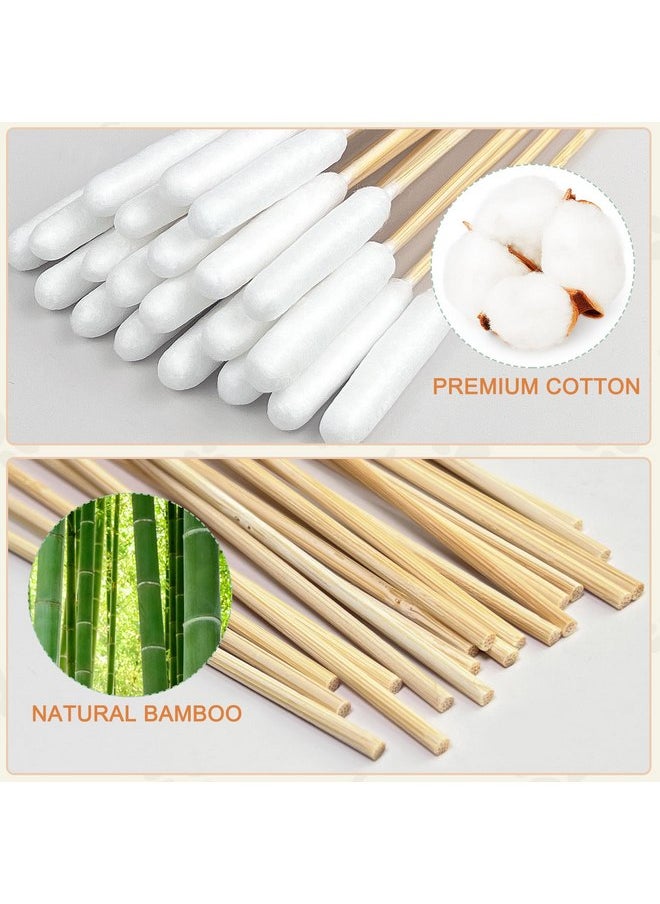 Garrelett - Garrelett 100 PCS Professional Dog Ear Cleaning Swabs - 6-inch Large Cotton Swabs, Gentle and Comfortable Bamboo Cotton Buds, Prevent Infections, Ideal Solution for Pet Ear Care (Long Tips) - Image 1