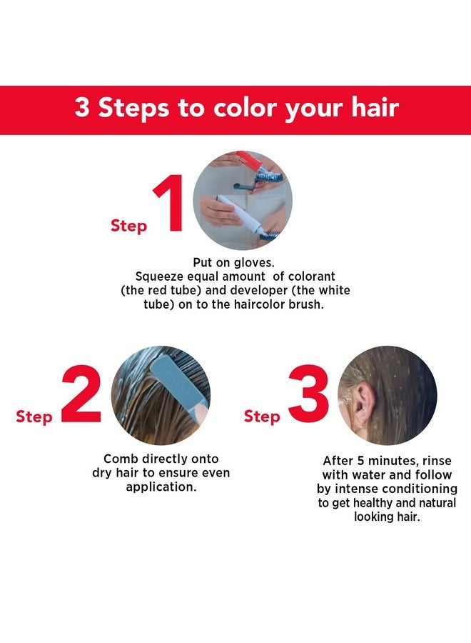 Revlon Top Speed Hair Color Women, Brownish Black 68 |No Ammonia | With Ginseng Root Extract And Mother Of Pearl - Image 4