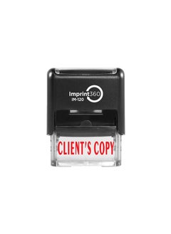 As-Imp1001 - Client S Copy, Heavy Duty Commerical Quality Self-Inking Rubber Stamp, Red Ink, 9/16" X 1-1/2" Impression Size, Laser Engraved For Clean, Precise Imprints - pzsku/Z3AA546A5BBC1E26F76CEZ/45/_/1731922027/a65e1893-4d6e-4bfc-9da8-6832a0eb67ac