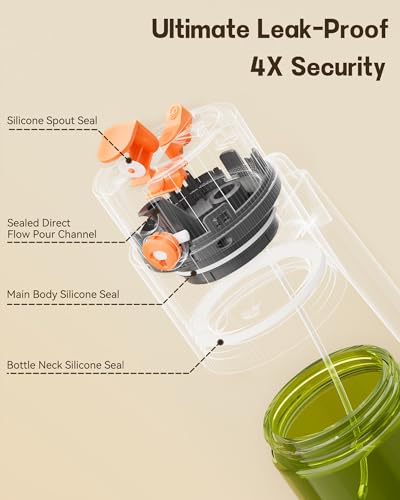 OURCABECUE Upgrade 2 in 1 Oil Sprayer for Cooking, 17oz Light-Blocking Glass Olive Oil Dispenser Bottle for Kitchen, Food-Grade Oil Mister with 8 Stickers for Salad, Frying (Green Bottle-Black Gap) - Image 2