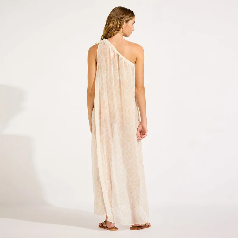 سيفولي Luna One Shoulder Maxi Kaftan - Women
