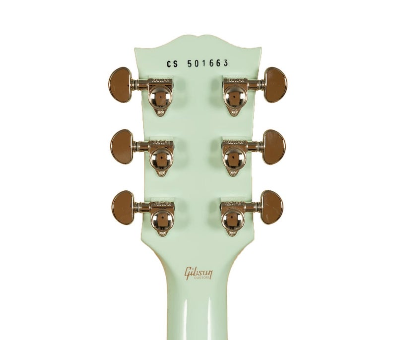 Gibson Custom LPC-PSL22558 Les Paul  Chambered F-Holes Electric Guitar - Kerry Green - Image 5