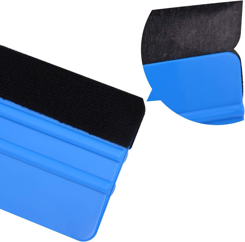 Ehdis 10 pcs Squeegee Felt for Vinyl, Vinyl Tools for Squeegee, Fabric Felt, Scratch Free Soft, Wet Dry Felt for Vinyl Squeegee, 10x4.8cm (Not Included Squeegee) - Image 5