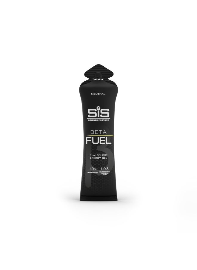 SIS Beta Fuel Dual Source Energy Gel, Neutral, 6 Pack, 40g carbohydrate, 1:0.8 maltodextrin: fructose ratio  - Image 2