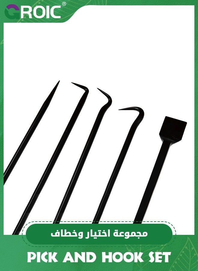 GROIC مجموعة أدوات التقاط السيارات المكونة من 11 قطعة مع مكشطة إزالة حشية التقاط مغناطيسية تلسكوبية، أدوات التقاط يدوية لحشية خراطيم صيانة إلكترونيات السيارات، أدوات إصلاح السيارات - Image 4