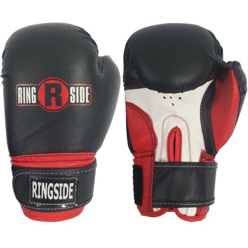 Ringside Pro Style Boxing Training Kickboxing Muay Thai Sparring Gloves Youth BlackRed