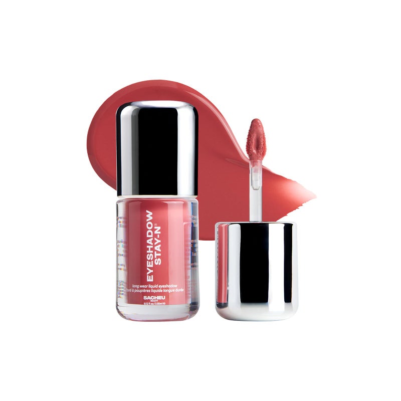 Sacheu Liquid Eyeshadow STAY-N Longwear Eye Makeup â€” Buildable Highly Pigmented & Blendable Eye Shadow Cream in Matte & Shimmer Finishes, Girly POP - Image 1