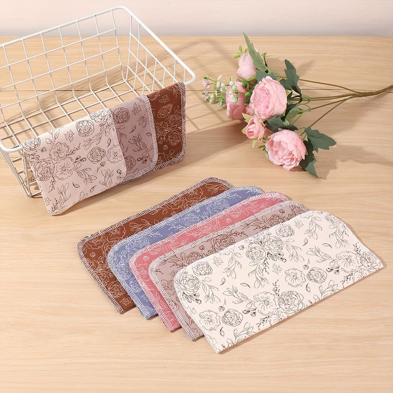 25 Pcs Multicolor Reusable Washable Toilet Paper Roll Cloths High Quality Comfortable Soft Bathroom Tissues With Vibrant Printed Designs - Image 5