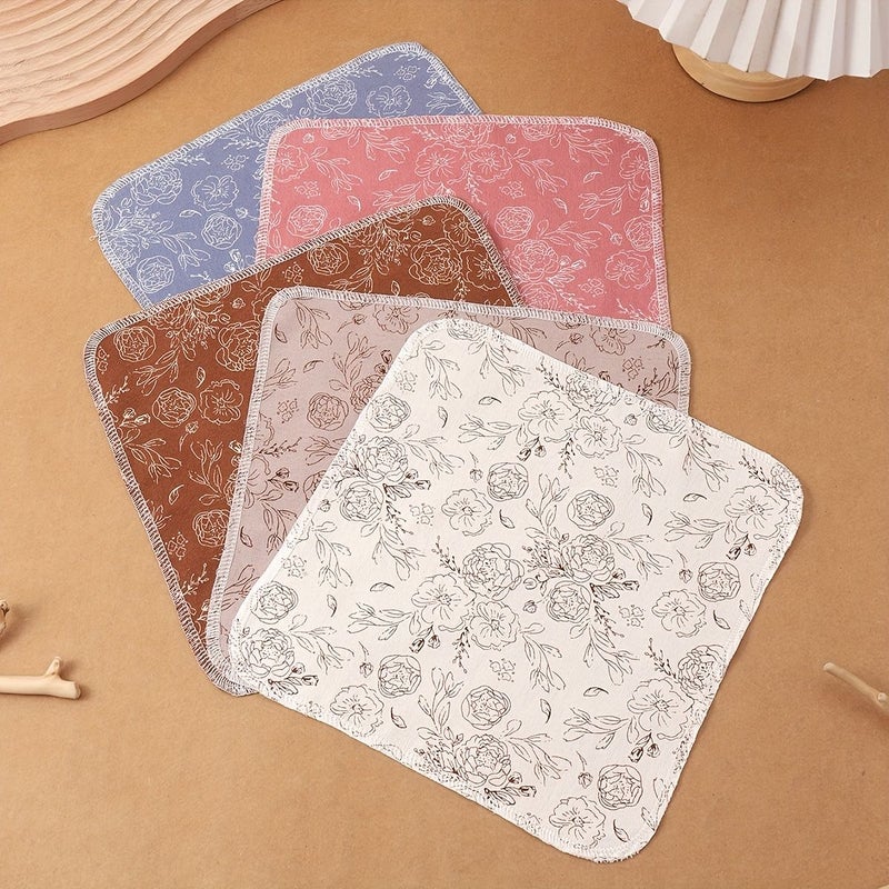 25 Pcs Multicolor Reusable Washable Toilet Paper Roll Cloths High Quality Comfortable Soft Bathroom Tissues With Vibrant Printed Designs - Image 2
