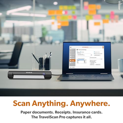 Ambir TravelScan Pro 600 (PS600-AS) Simplex Document Scanner and Card Scanner - Image 5