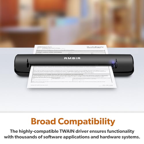Ambir TravelScan Pro 600 (PS600-AS) Simplex Document Scanner and Card Scanner - Image 4