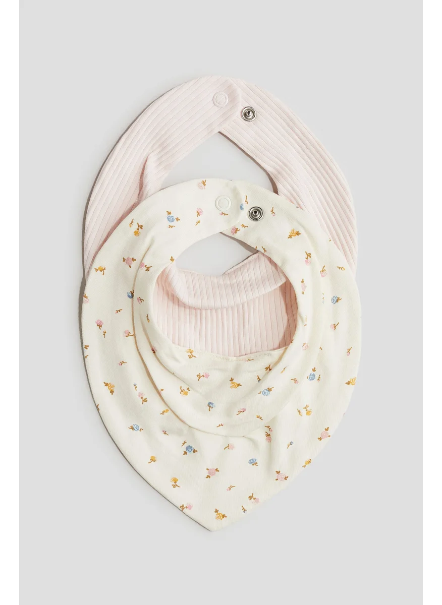 H and M 2-Pack Terry-Lined Triangular Scarves