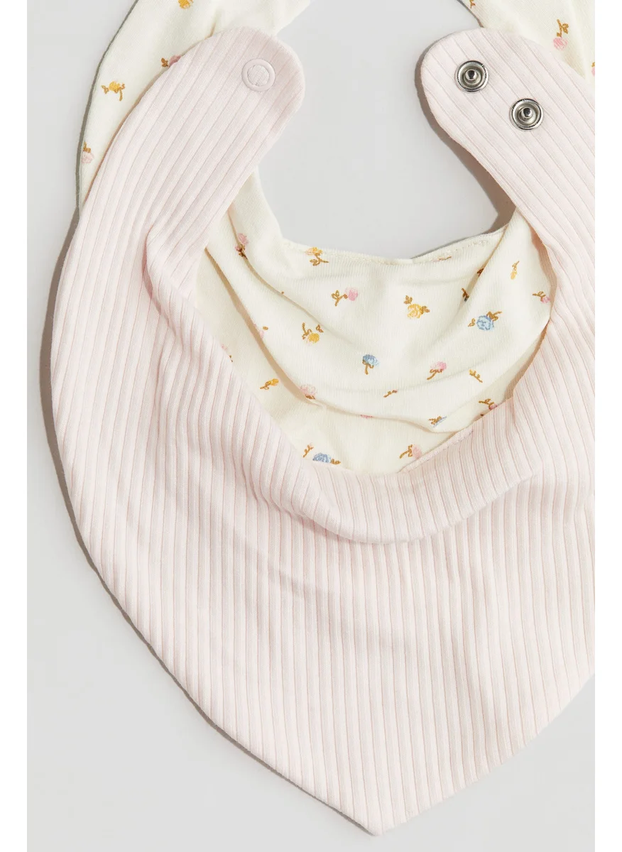 H and M 2-Pack Terry-Lined Triangular Scarves