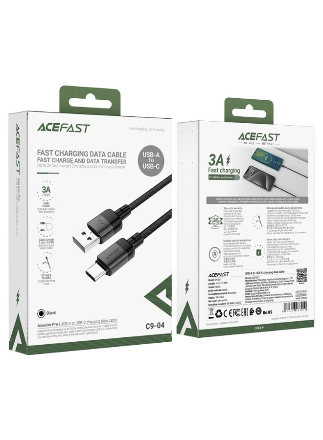 ACEFAST Charging Data Cable C9-04 USB-A to USB-C - Image 2