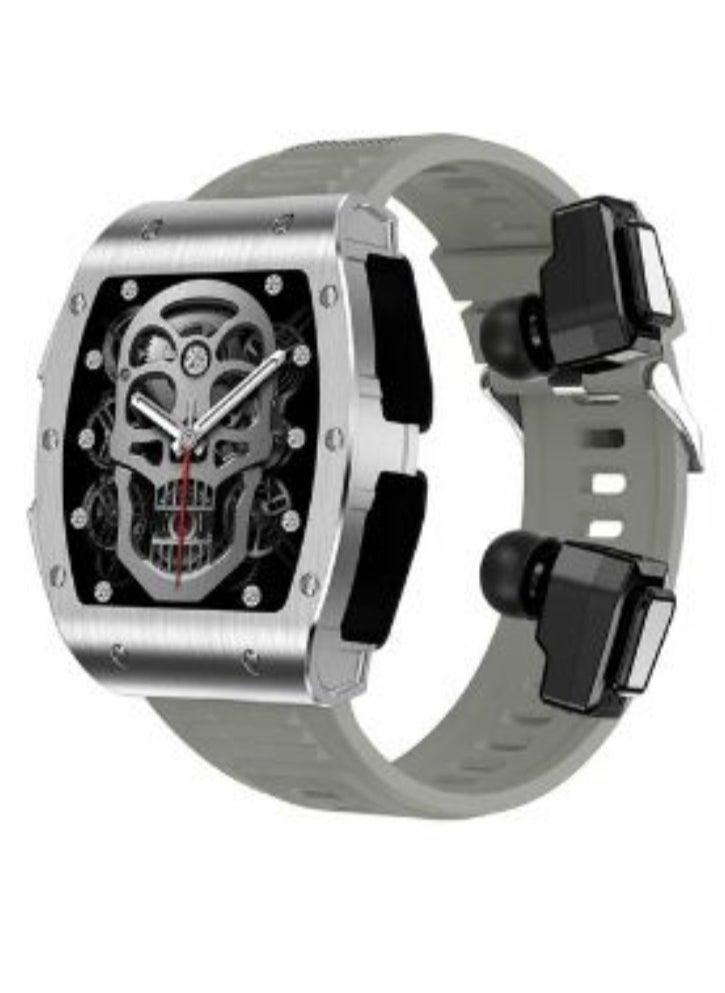 AROAQ - JM09 TWS Smart Watch Wireless Earphones 2 in 1 Bluetooth Call Earphones Music Playing Sports Fitness - Image 1