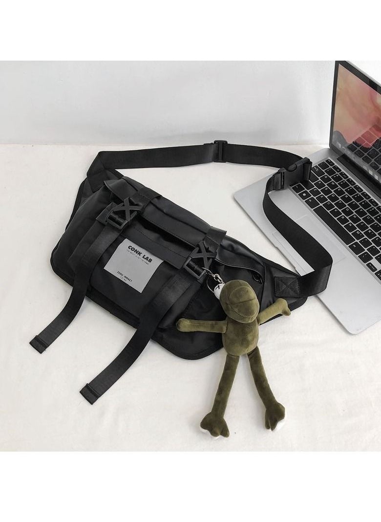 Generic - Large-capacity waist bag trendy street all-match sports shoulder bag - Image 1