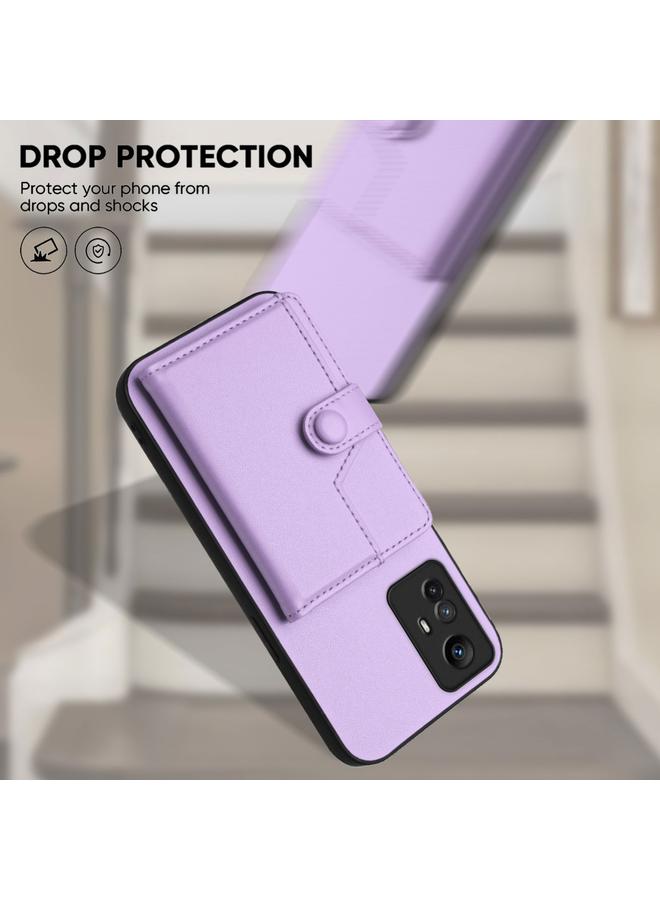 S-TOP Case For Redmi Note 12S 4G Global Button Card Bag RFID Anti-theft Phone Case - Image 4