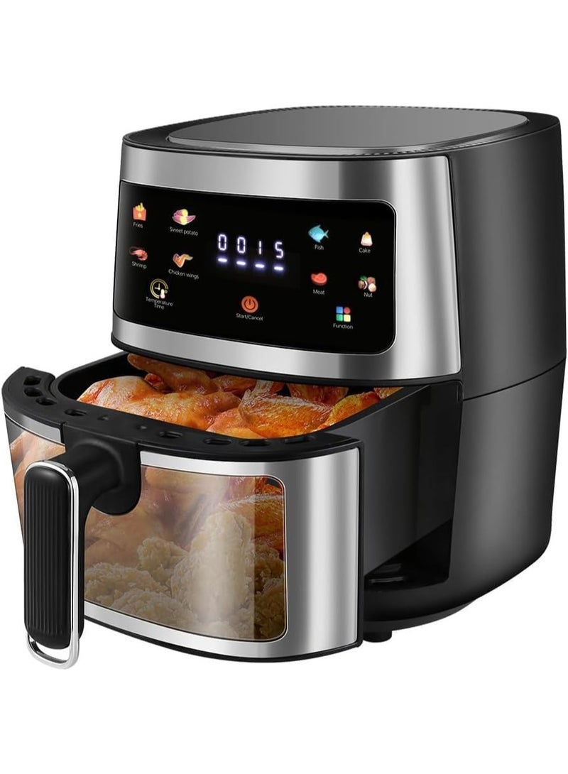 Denx Air Fryer DX3409 | 8L Large Capacity, 1800W High Power Multifunction Air Fryer for Frying, Baking, Roasting & Grilling | Healthy Oil-Free Cooking Kitchen Appliance - Image 1