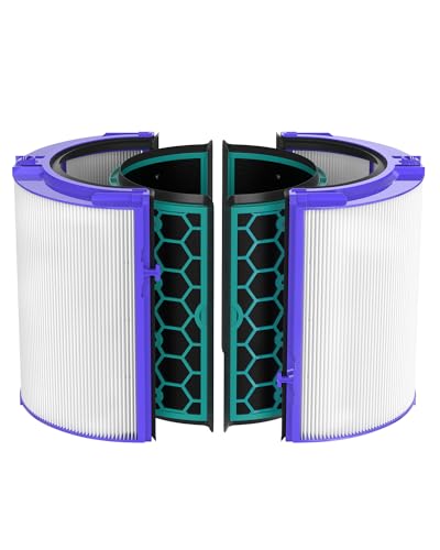 Future Way TP04 Filter Replacement Compatible with Dyson TP04 / HP04 / DP04 Air Purifier, 360 Combi Glass True High Efficiency Air Filter & Activated Carbon Filter - Image 1