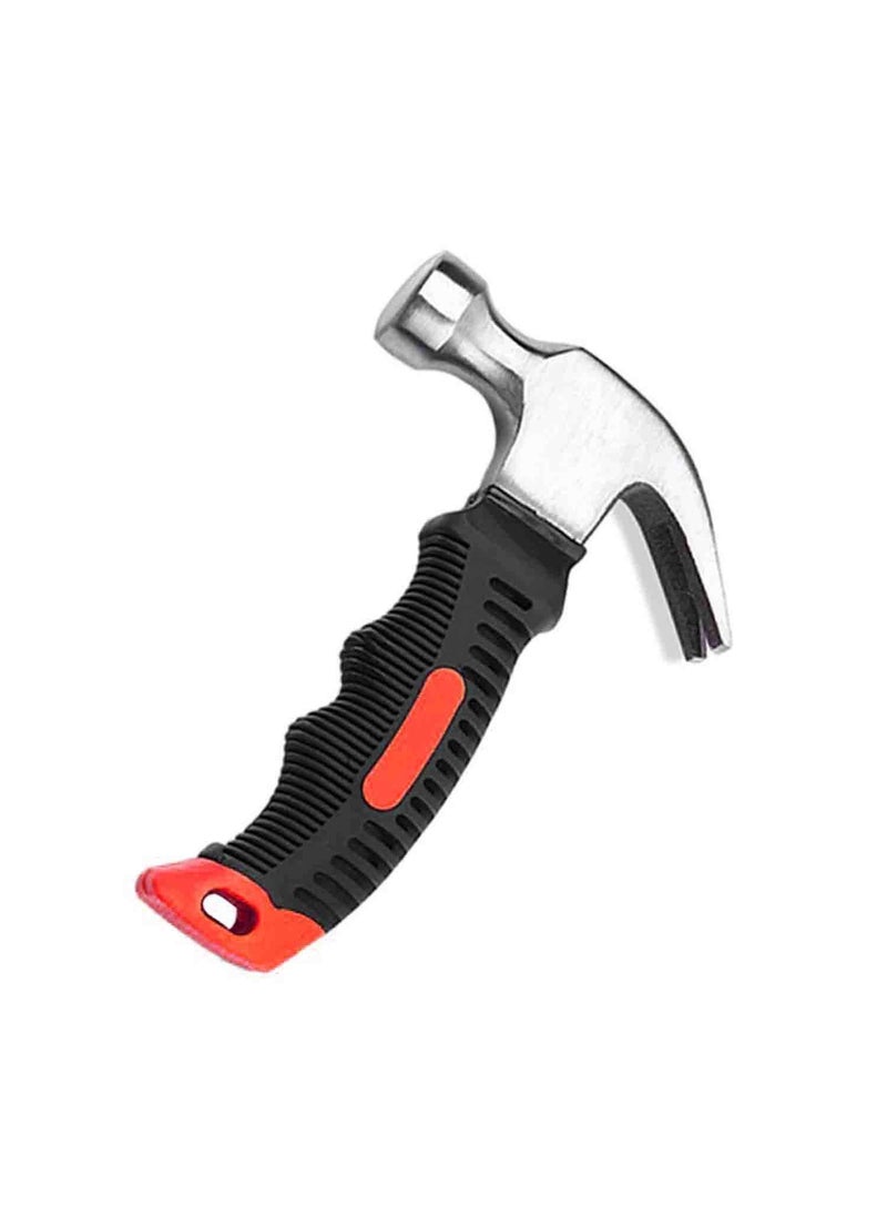 LAKSHMINARAYAN SALES LAKSHMINARAYAN SALES Small Hammer Stubby Mini Claw Hammers Short Handle Plastic Grip Multi Color  - Image 1
