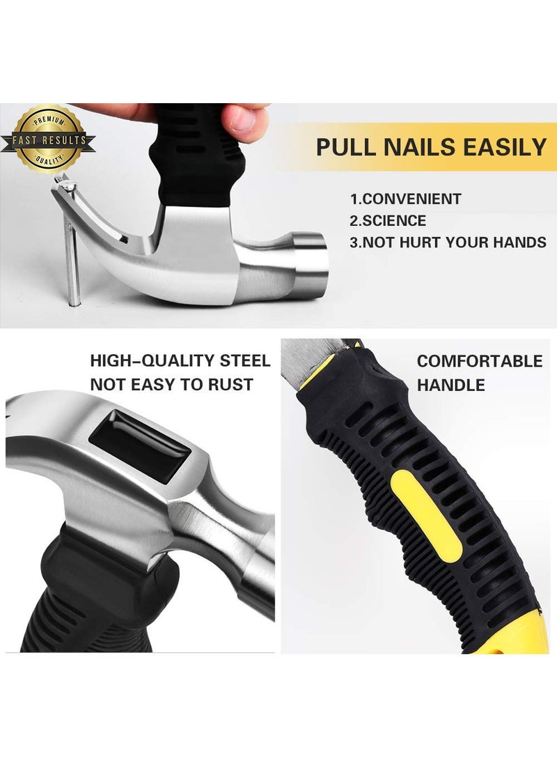 LAKSHMINARAYAN SALES LAKSHMINARAYAN SALES Small Hammer Stubby Mini Claw Hammers Short Handle Plastic Grip Multi Color  - Image 4