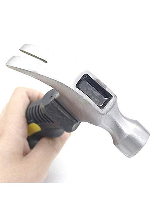 LAKSHMINARAYAN SALES LAKSHMINARAYAN SALES Small Hammer Stubby Mini Claw Hammers Short Handle Plastic Grip Multi Color  - Image 2