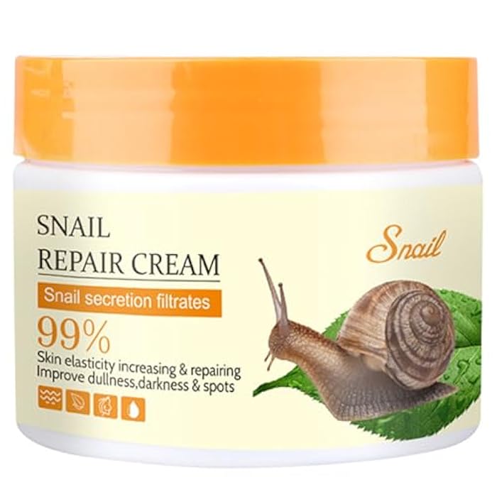 Rosarden Snail Repair Cream, Snail Moisturizer with Snail Secretion Filtrate, Repair Damage Skin, Ruduce Fine Line, Hydration Snail Face Cream for Dry Skin, Snail Mucin Essence for Women Skin Care - Image 1