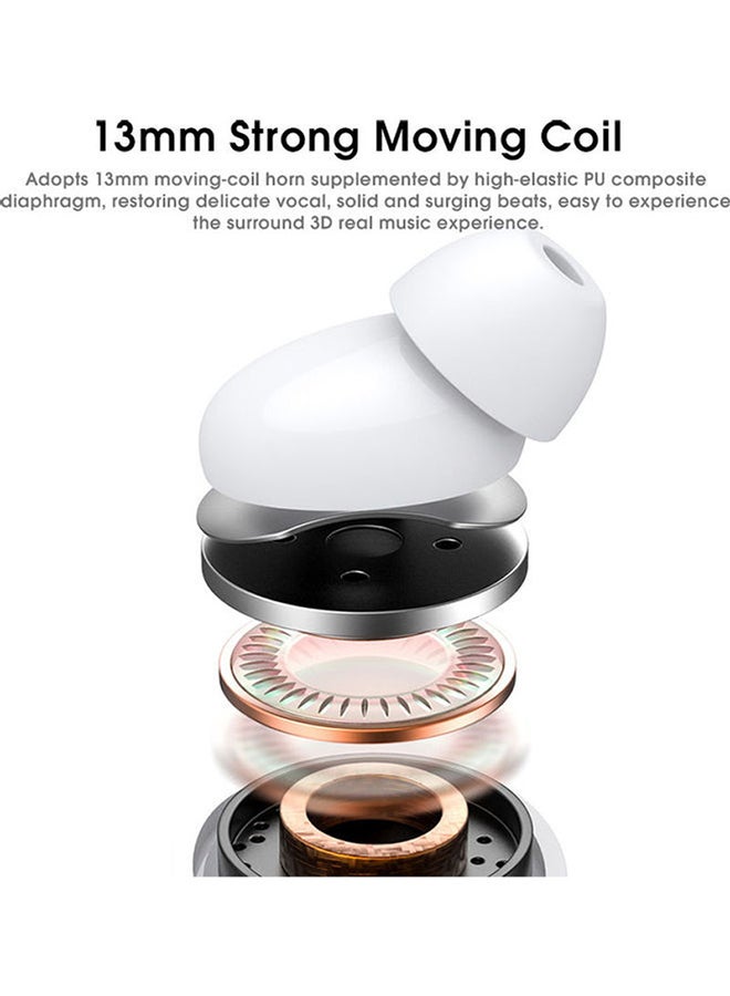 Lenovo XT90 TWS Bluetooth In-Ear Earbuds With Mic White/Black - Image 2