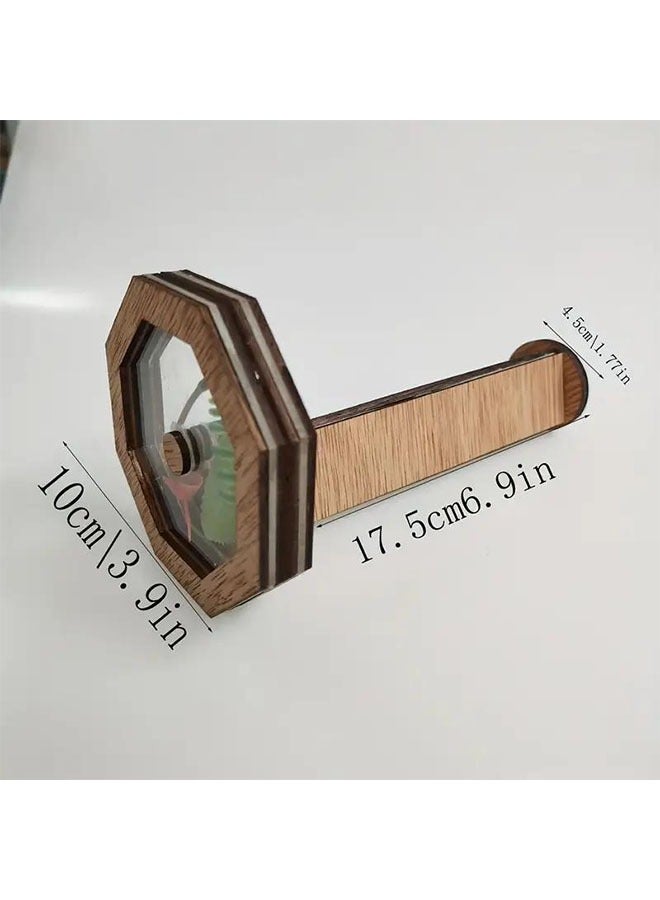 1pc Wooden DIY Kaleidoscope Kit | Educational Toy for Creative Outdoor Exploration, Puzzle Game - Image 3