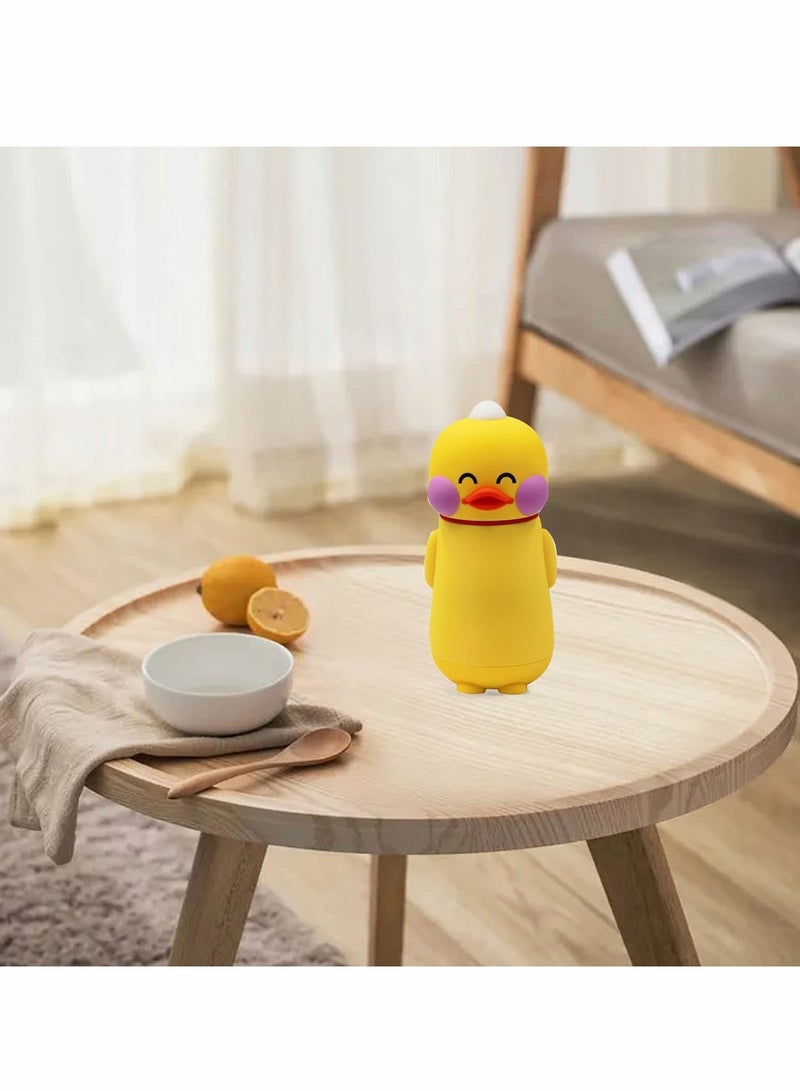 Y&D Insulated Water Bottle 248ML Yellow Duck Stainless Steel Vacuum Flask Keeps Hot and Cool (Happy Emoji) - Image 4