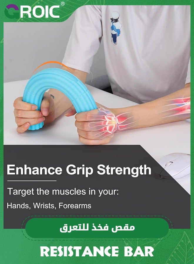 GROIC Flex Therapy Bar,Resistance Bar Used to Relieve Pain in the Wrist, Elbow, and Forearm,Tennis Elbow Treatment Bar,Twist Bar for Physical Therapy,Flex Therapy Bar Strengthener - Image 2