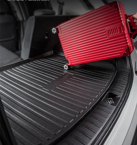 WGGDRAQQ Cargo Liners Fits Toyota Camry 2007-2011 Rear Trunk Floor Mats 3D Boot Tray All-Weather TPE Black - Image 2